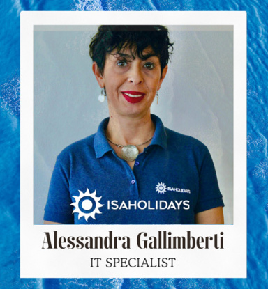 Alessandra, IT-Spezialistin bei ISAHOLIDAYS, Expertin für innovative Technologielösungen.